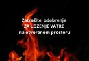 OBAVIJEST – Prijava paljenja 1.11.2025.